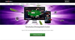 Desktop Screenshot of pokerstars.fi